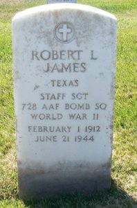 Robert James headstone at Golden Gate National Cemetery. (VA)